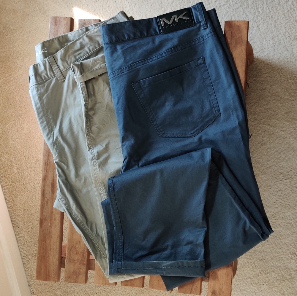 Michael Kors Slate and Khaki pants